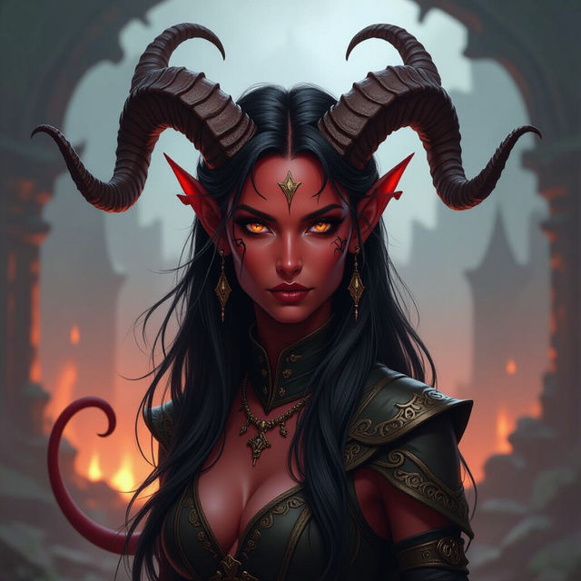 Tiefling Art - Generated by AI gallery