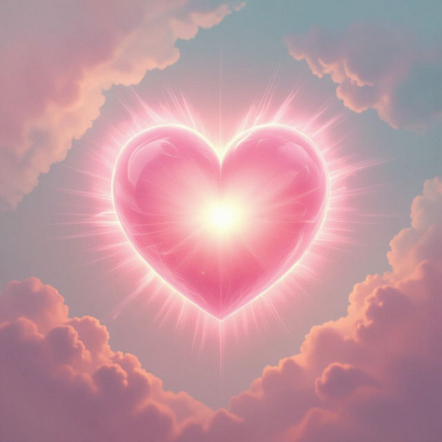 Pink Heart Aura Wallpaper gallery