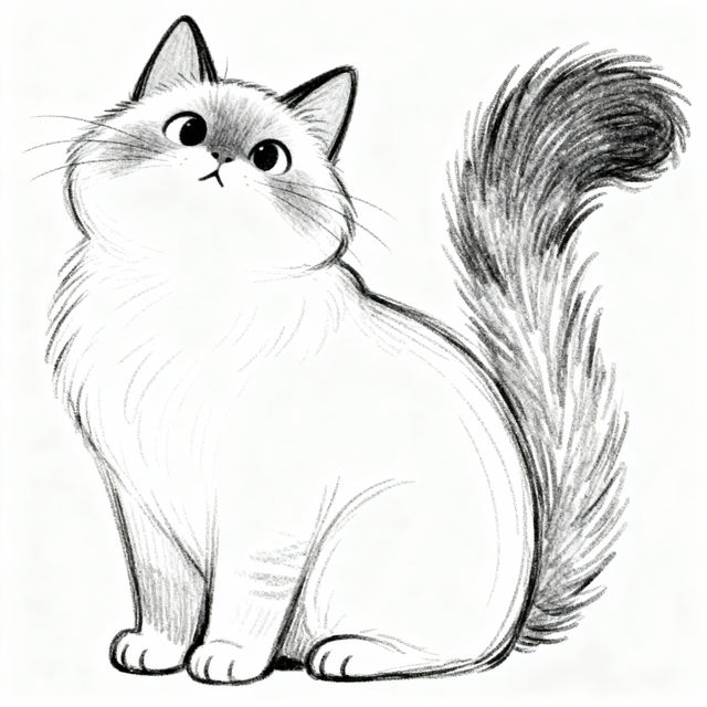 Cat Drawing Pictures - AI Generated gallery