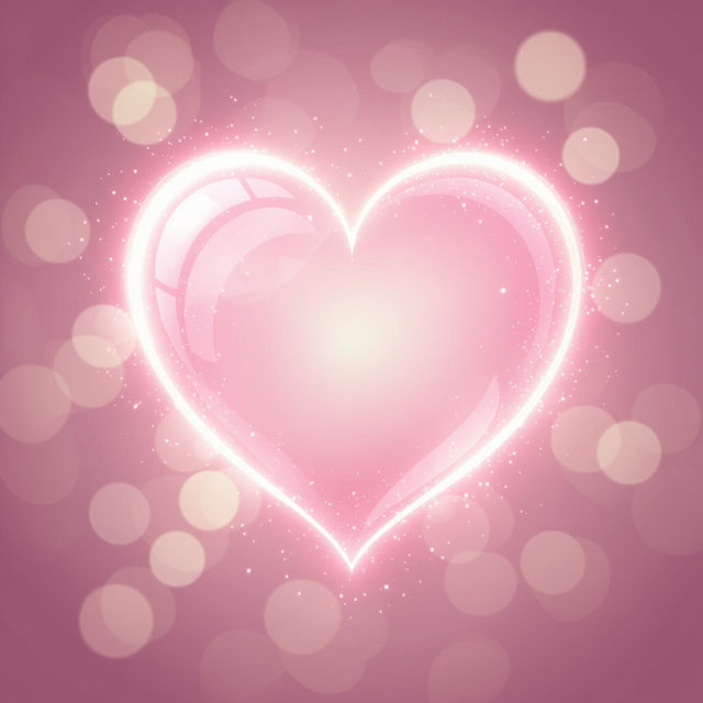 Aesthetic Pink Heart Aura Wallpaper gallery
