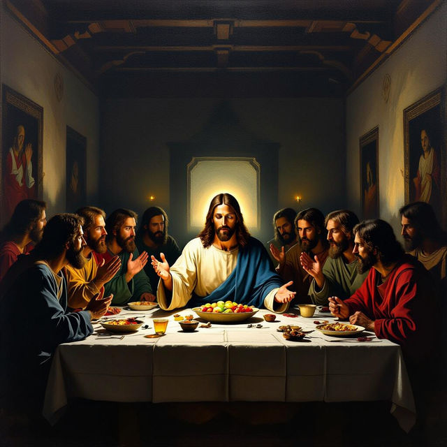Last Supper Pictures - AI Generated gallery