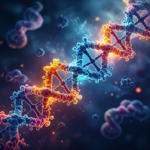 Pictures of RNA - Generated by AI gallery