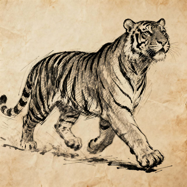 Tigers Drawings gallery