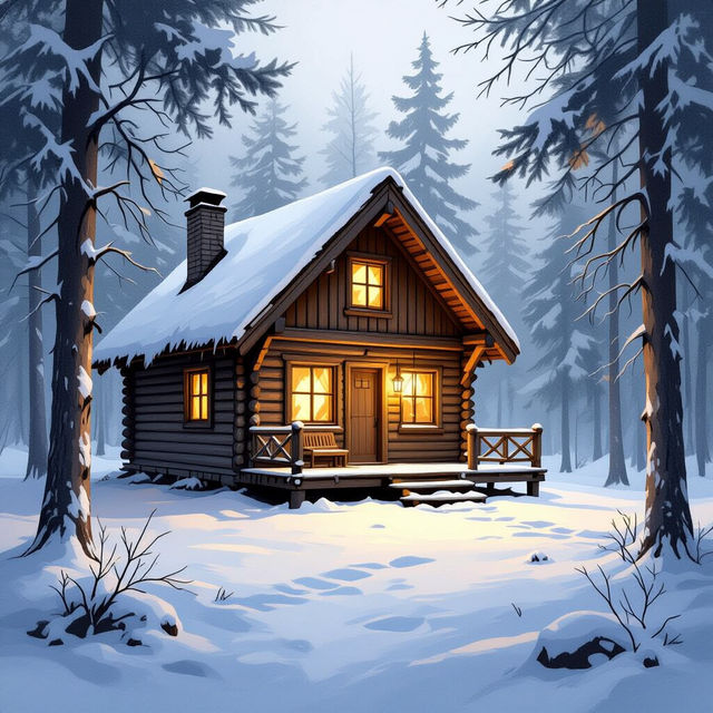 Cabin Sketch Art gallery