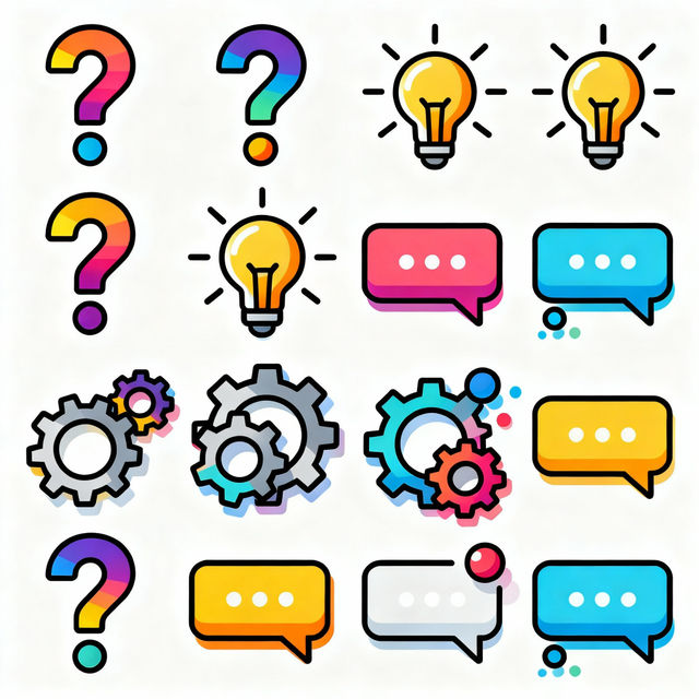 AI Generated Help Clip Art gallery