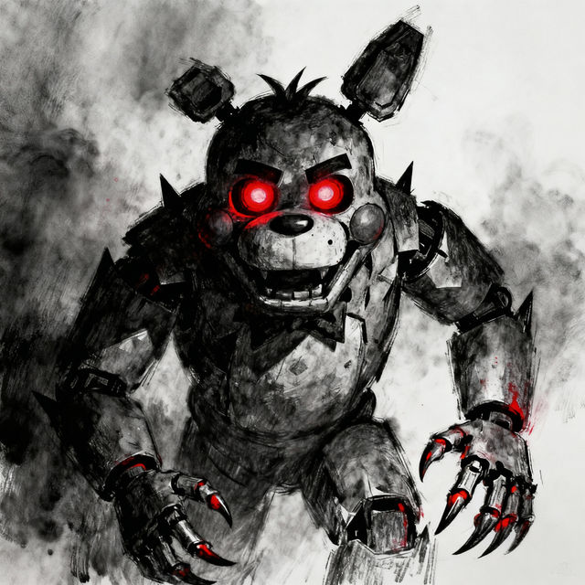FNAF Sketch Art gallery