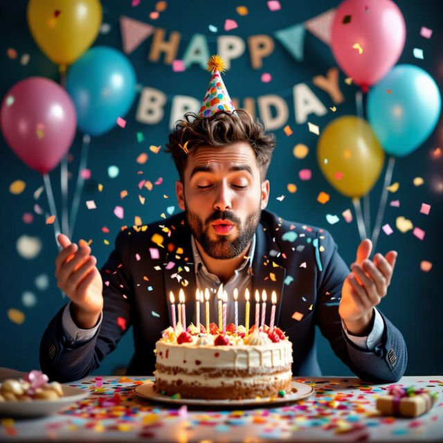 Male Happy Birthday Images - Free AI Creations gallery