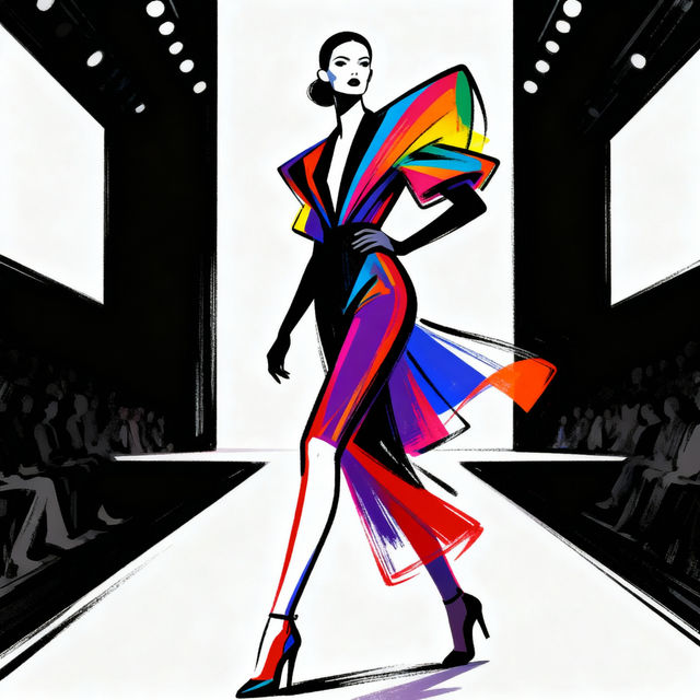 Fashion Drawing Models - AI Generated gallery