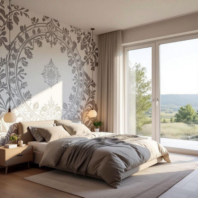 Bedroom Wallpapers - AI Generated gallery