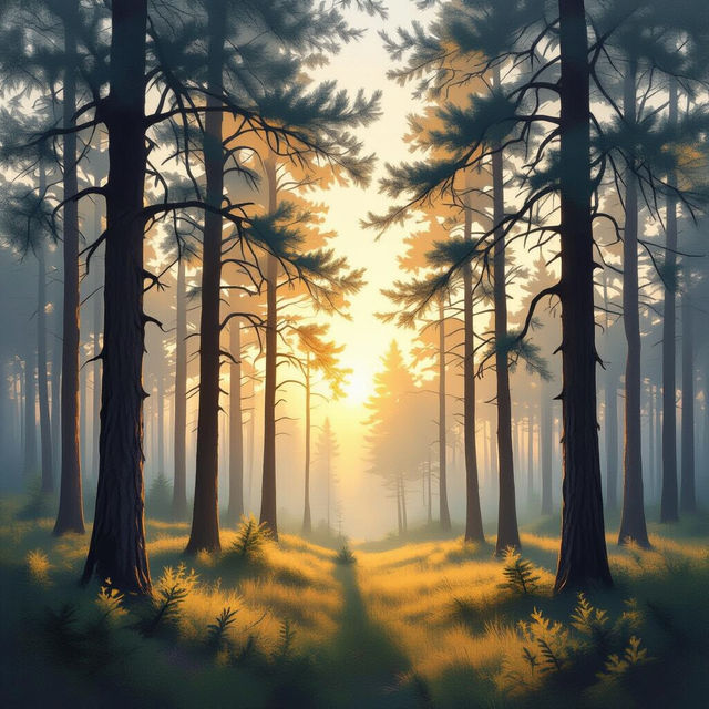 Pine Tree Wall Art gallery