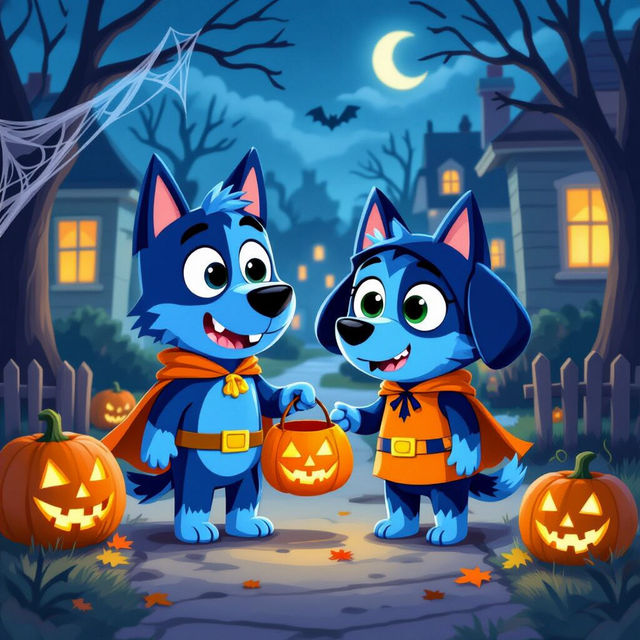 Bluey Halloween Wallpaper gallery