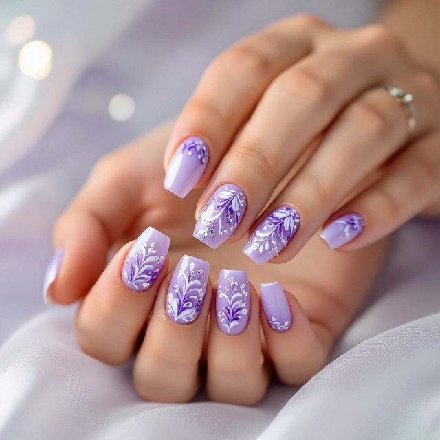 Lavender Nail Art gallery