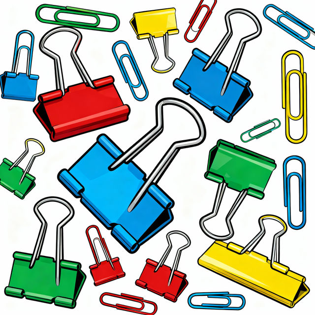 Binder Clip Art - Made With AI gallery