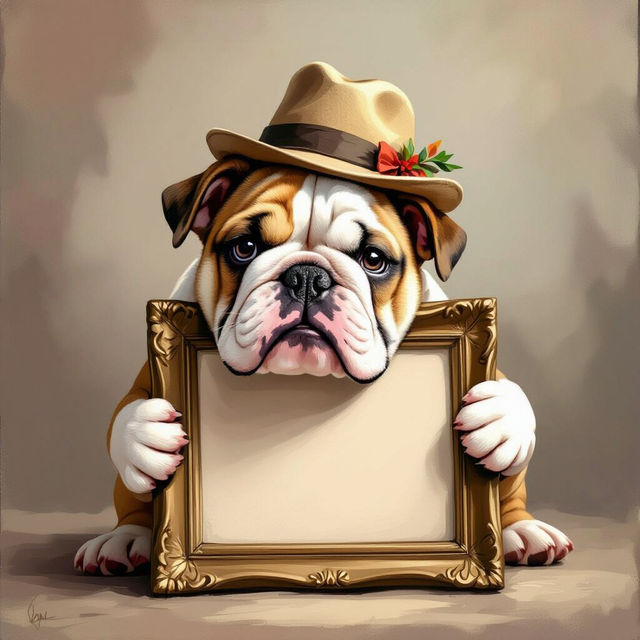 Bulldog Picture Hangers - AI Generated gallery