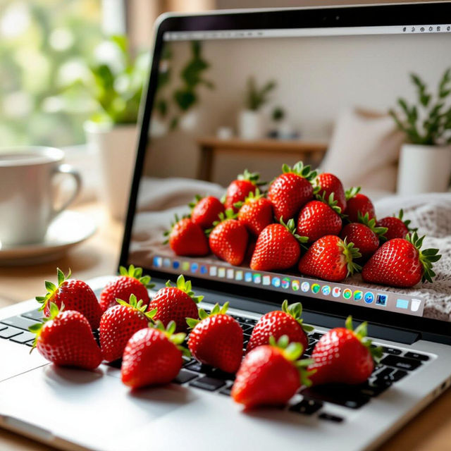 Strawberry Wallpaper Laptop gallery