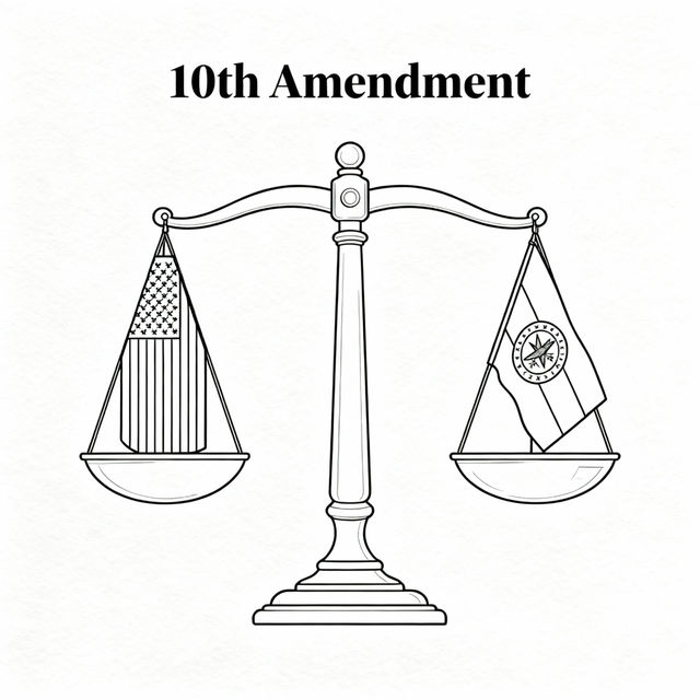 10th Amendment Easy Drawing gallery