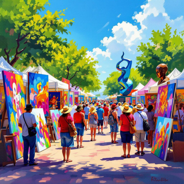 Fort Worth Art Festival - AI Creations gallery