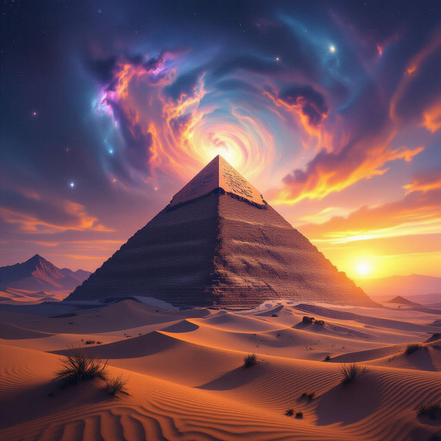 Pyramid Art - AI Generated gallery