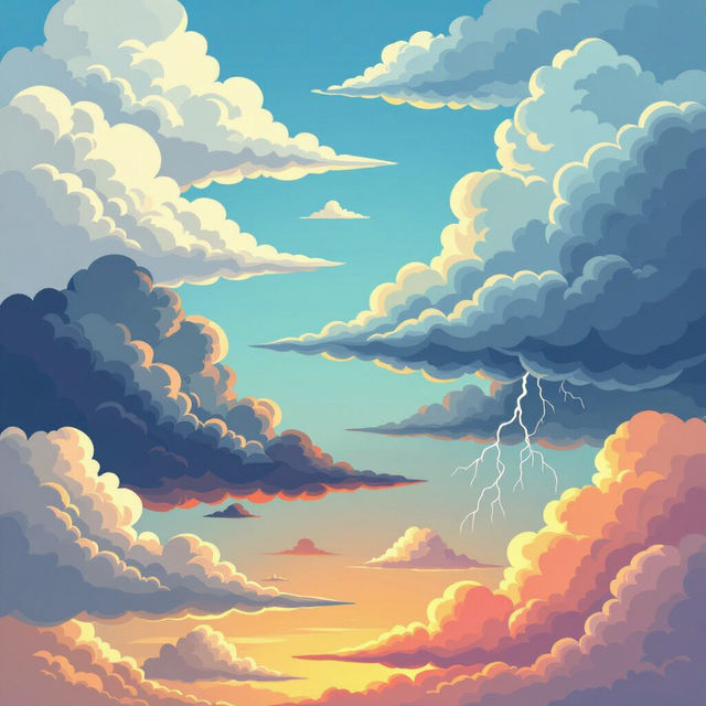 Cloud Clip Art - AI Generated gallery