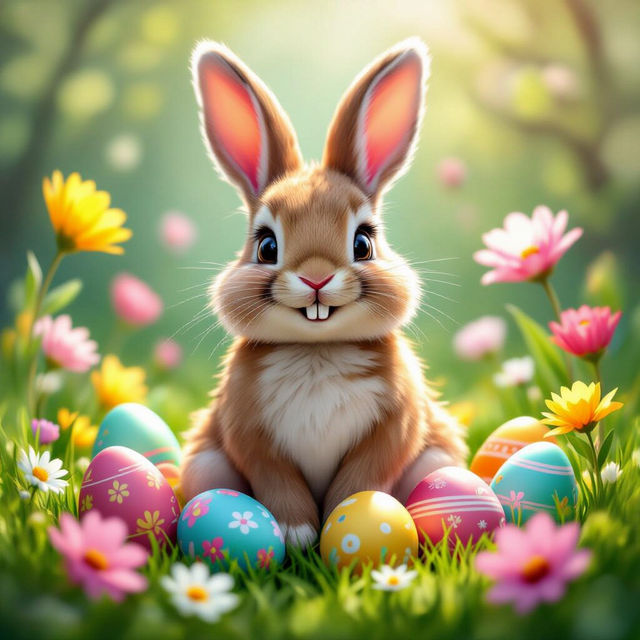 Happy Easter Bunny Images - Made With AI gallery