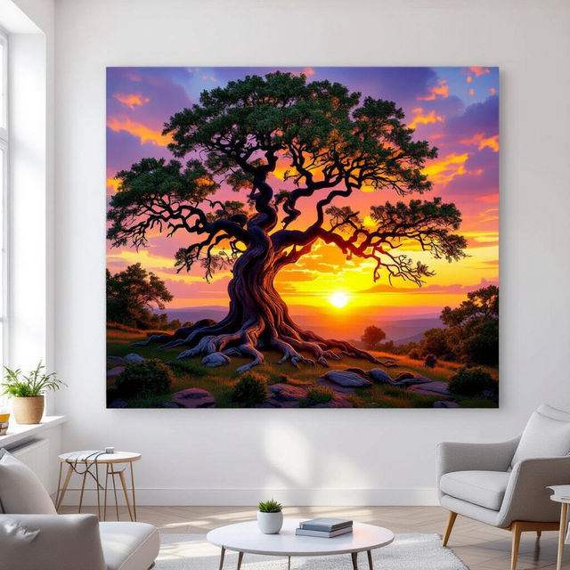 Tree Wall Art for Living Room gallery