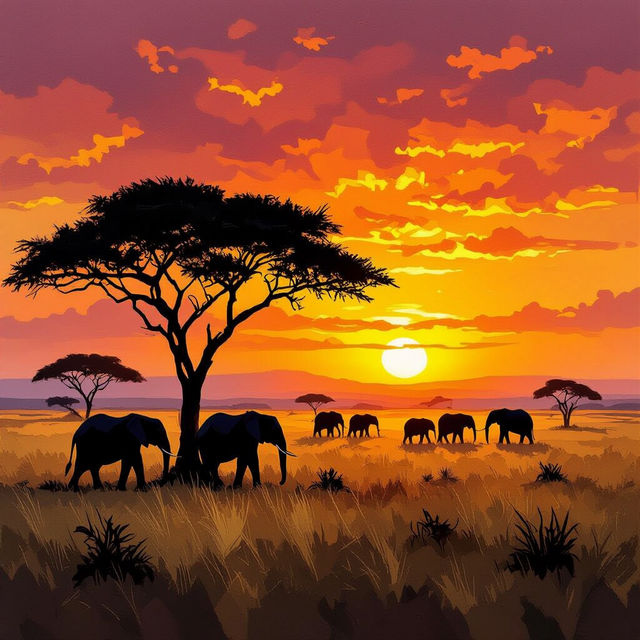 Kenya Art - Created with AI gallery