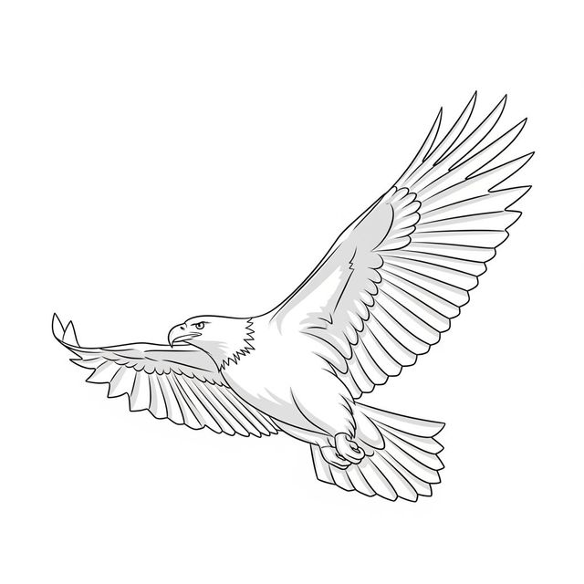 Easy Eagle Drawing Gallery gallery