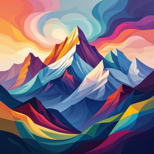 Abstract Mountain Art gallery