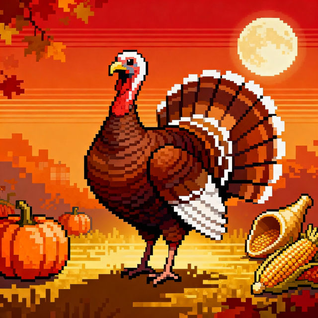 Turkey Pixel Art gallery