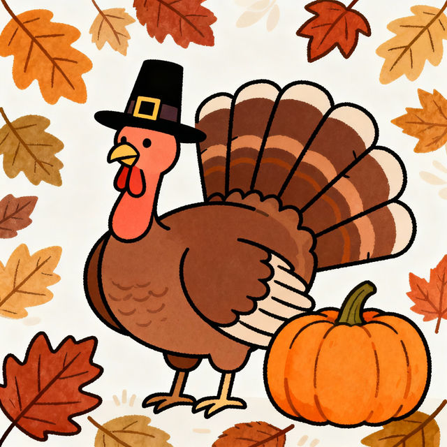 Simple Thanksgiving Drawings gallery