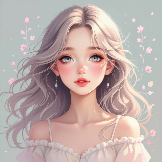 Aesthetic Girl Drawings gallery