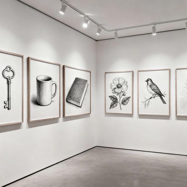 Easy Pencil Drawings - Made With AI gallery