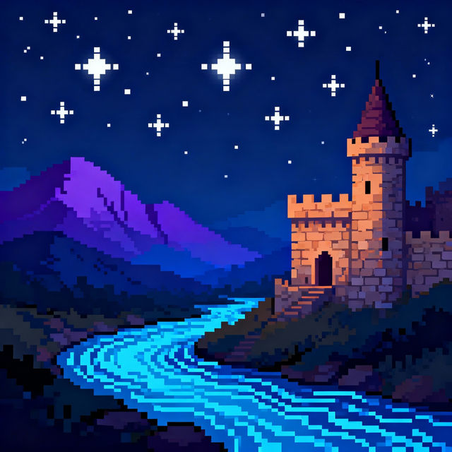 Pixel Art Backgrounds - Made With AI gallery