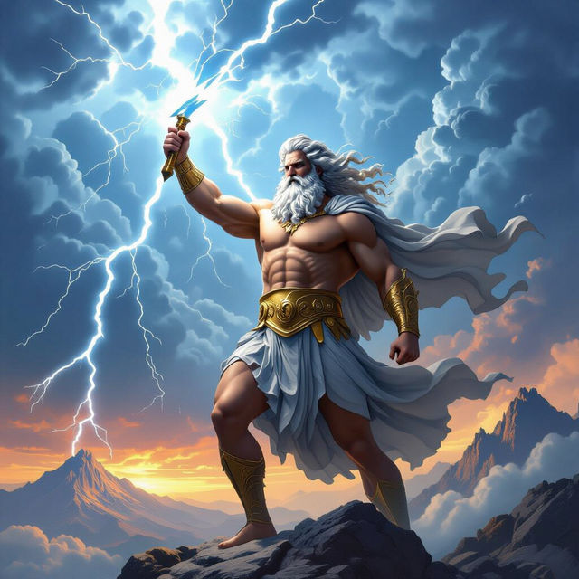 Zeus Wallpaper - AI Generated gallery
