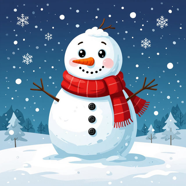 Easy Snowman Drawing Ideas gallery