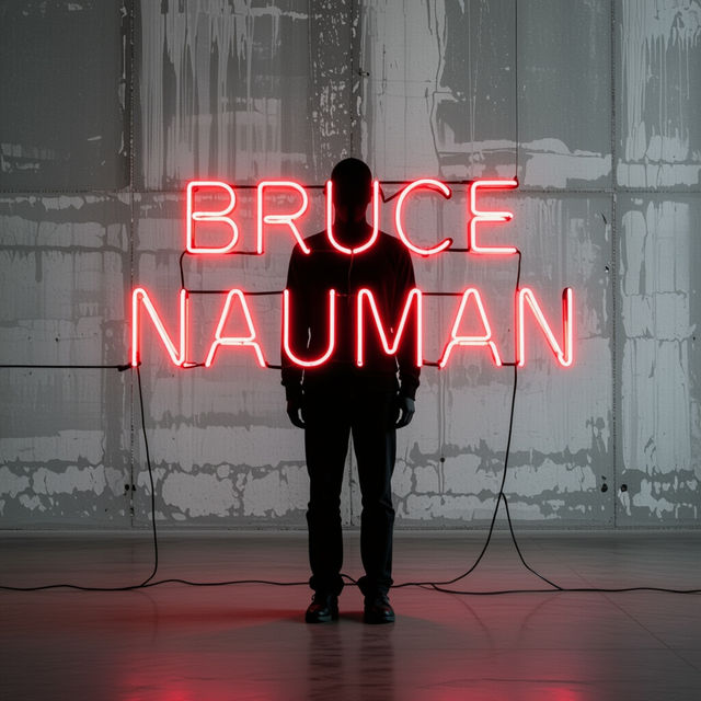 Bruce Nauman Art - Inspired by AI gallery