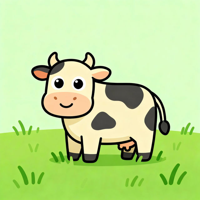 Clip Art Cows - Made With AI gallery