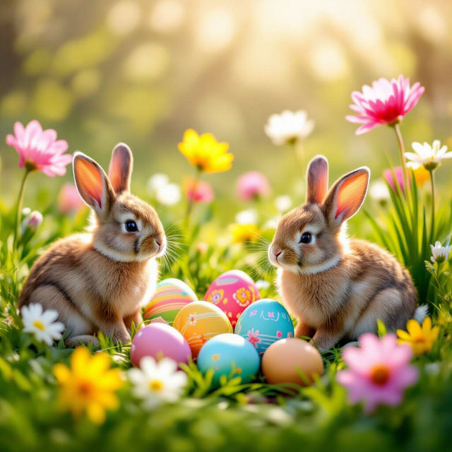 Generate Beautiful Easter Pictures With AI gallery