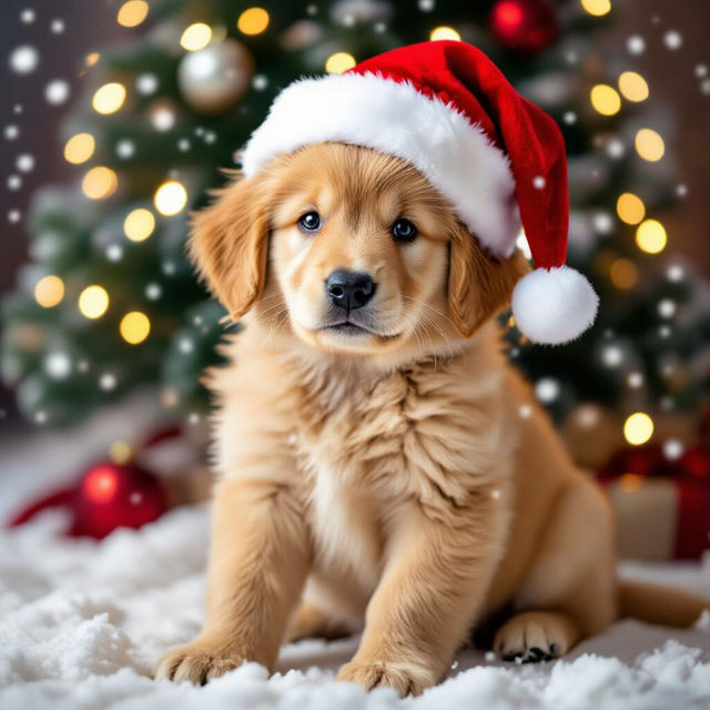 Christmas Puppy Wallpapers gallery