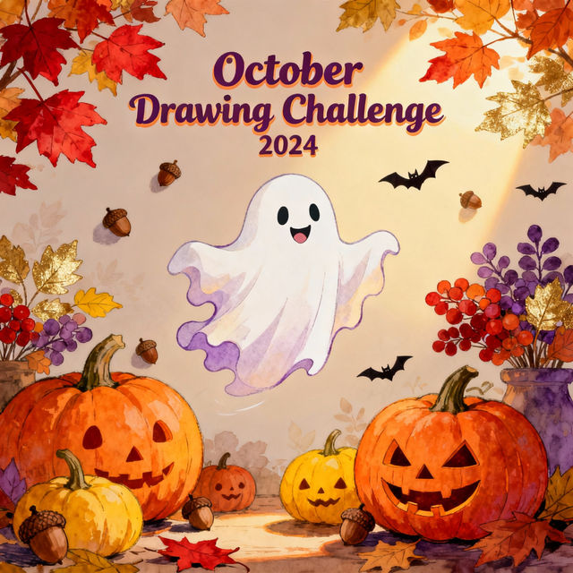 October Drawing Challenge 2024 Art gallery