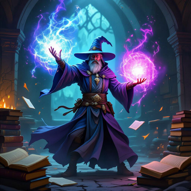 Dnd Wizard Art - Created With AI gallery