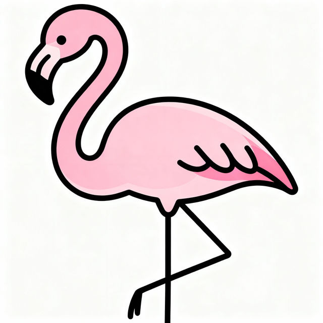 Flamingo Easy Drawing gallery