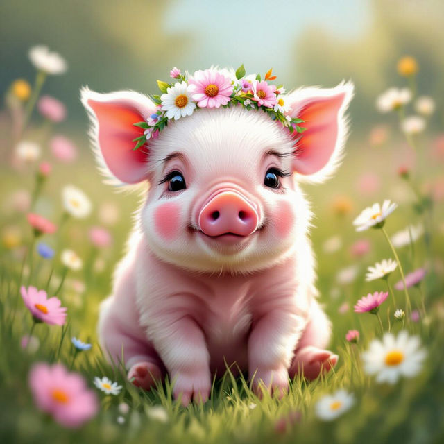 Cute Pig Wallpapers gallery