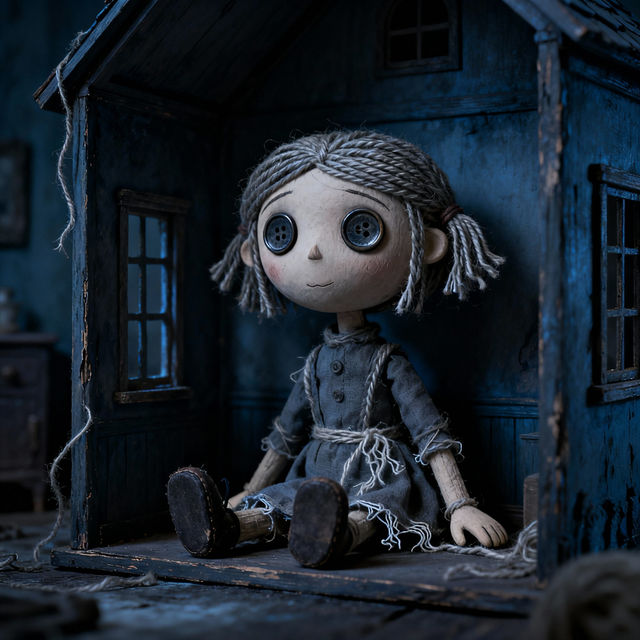 Coraline Doll Drawings gallery