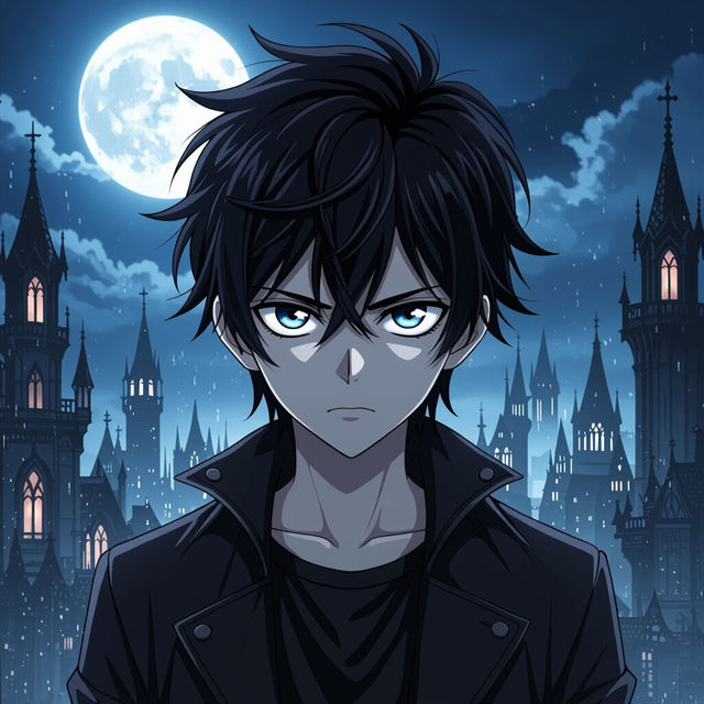 Dark Anime Boy Wallpapers - AI Generated gallery
