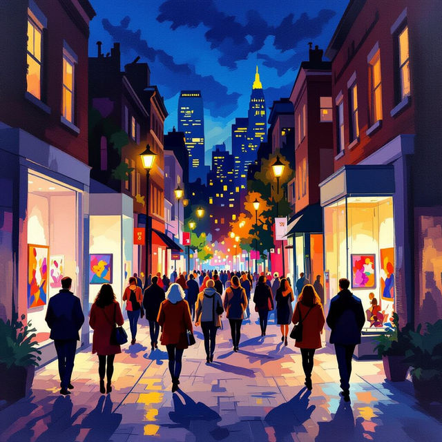 First Friday Art Trail - AI Art Inspiration gallery