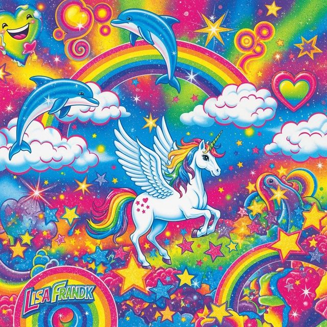 Explore Lisa Frank Style Art gallery