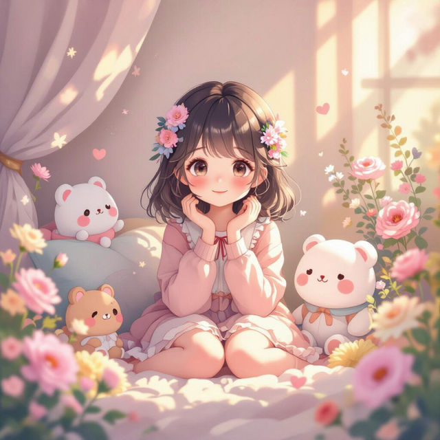 Soft Girl Aesthetic Wallpapers - AI Generated gallery