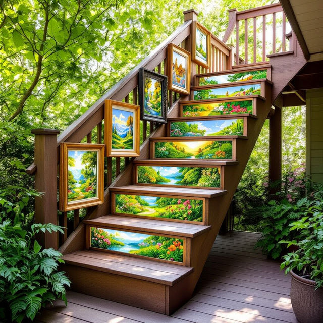 Picture Frame Deck Stairs gallery
