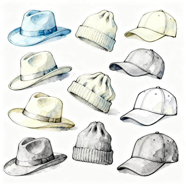 Hat Drawing Easy - Made With AI gallery